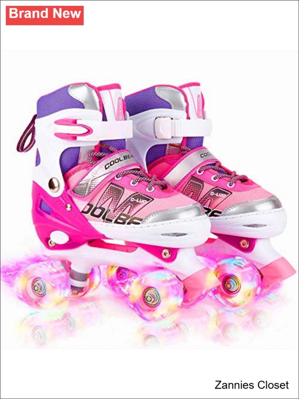 ✨ Sowume Adjustable Roller Skates Illuminating Wheels for Girls & Women